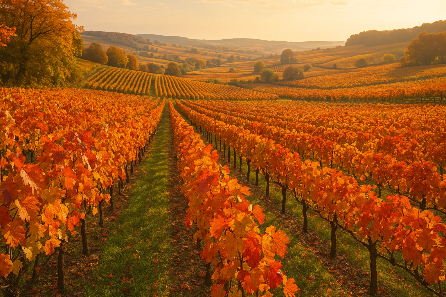automne dans les vignes